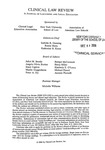 Clinical Law Review, Masthead, Volume 13, 2006-2007 by Clinical Law Review