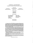 Clinical Law Review, Masthead, Volume 32 No. 2, 2025-2026